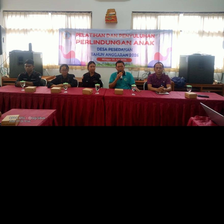 Pelatihan Perlindungan Anak dan Pembentukan Forum Anak Desa Pesedahan Tahun 2026