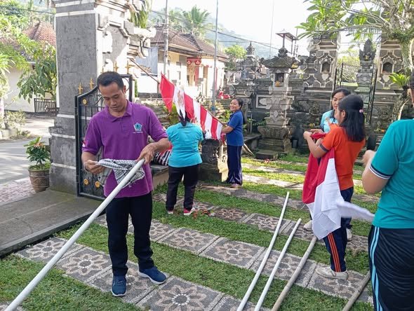 Pemasangan Bendera dalam Rangka Memperingati HUT Kemerdekaan RI ke-81 Tahun 2026