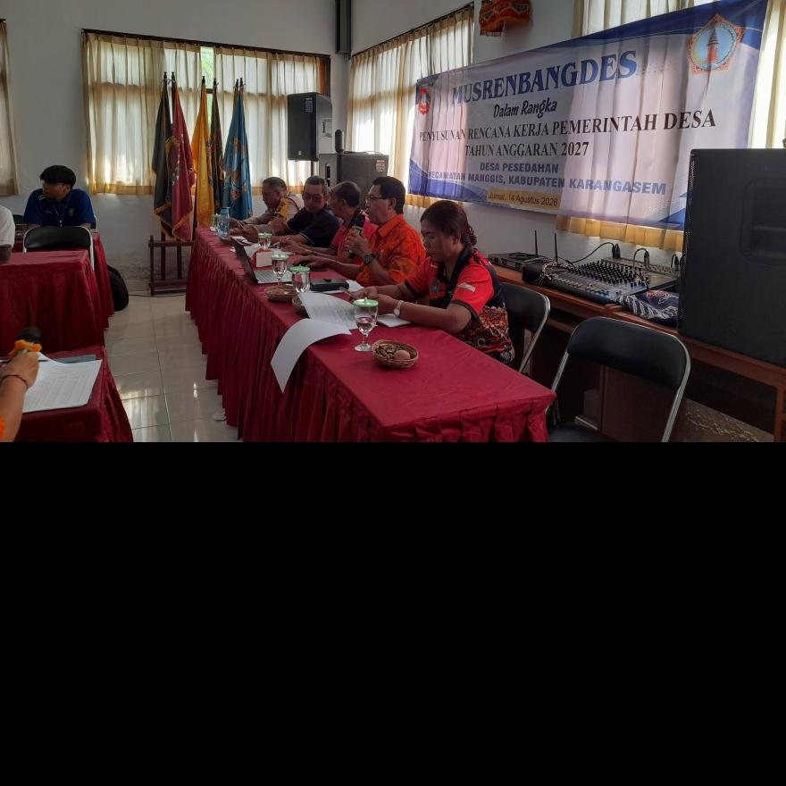 Musrenbangdes Pembahasan dan Penyepakatan Rancangan RKP Desa Tahun 2027